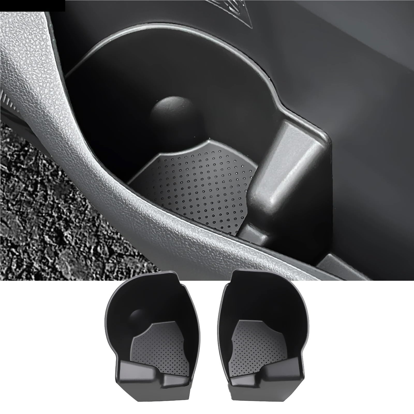 Podłokietnik do samochodu Pasuje do Toyoty, pasuje Alphard AH40 2023, 2024, 2025, schowek w podłokietniku, za ekranem Konsola Środkowa(All 3 pcs)