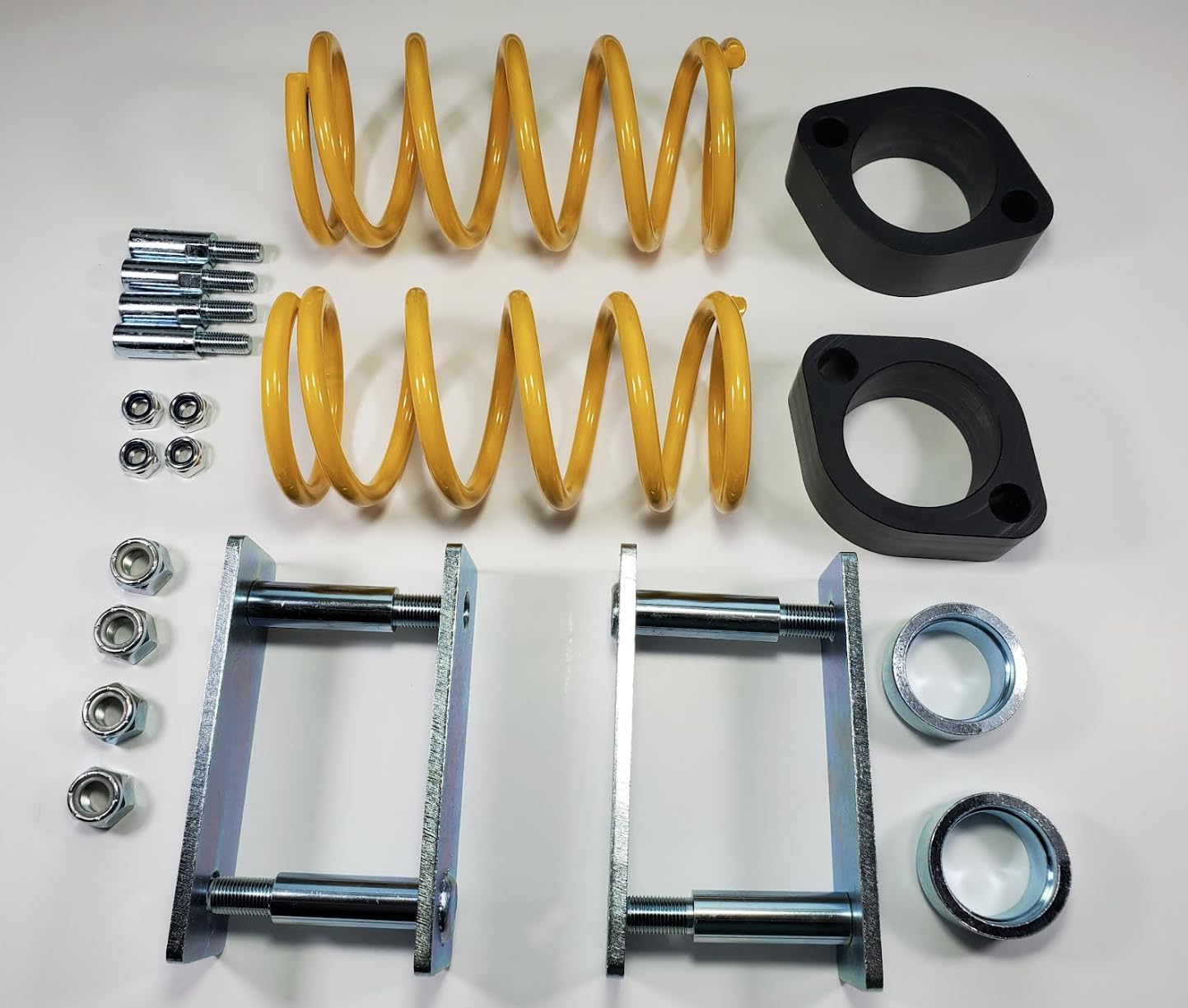 2" Lift Kit Compatible with Kawasaki Mules: 2510/2500 / 3000/3010 / 3020/4000 / 4010 - Zinc Plated with Complete Hardware