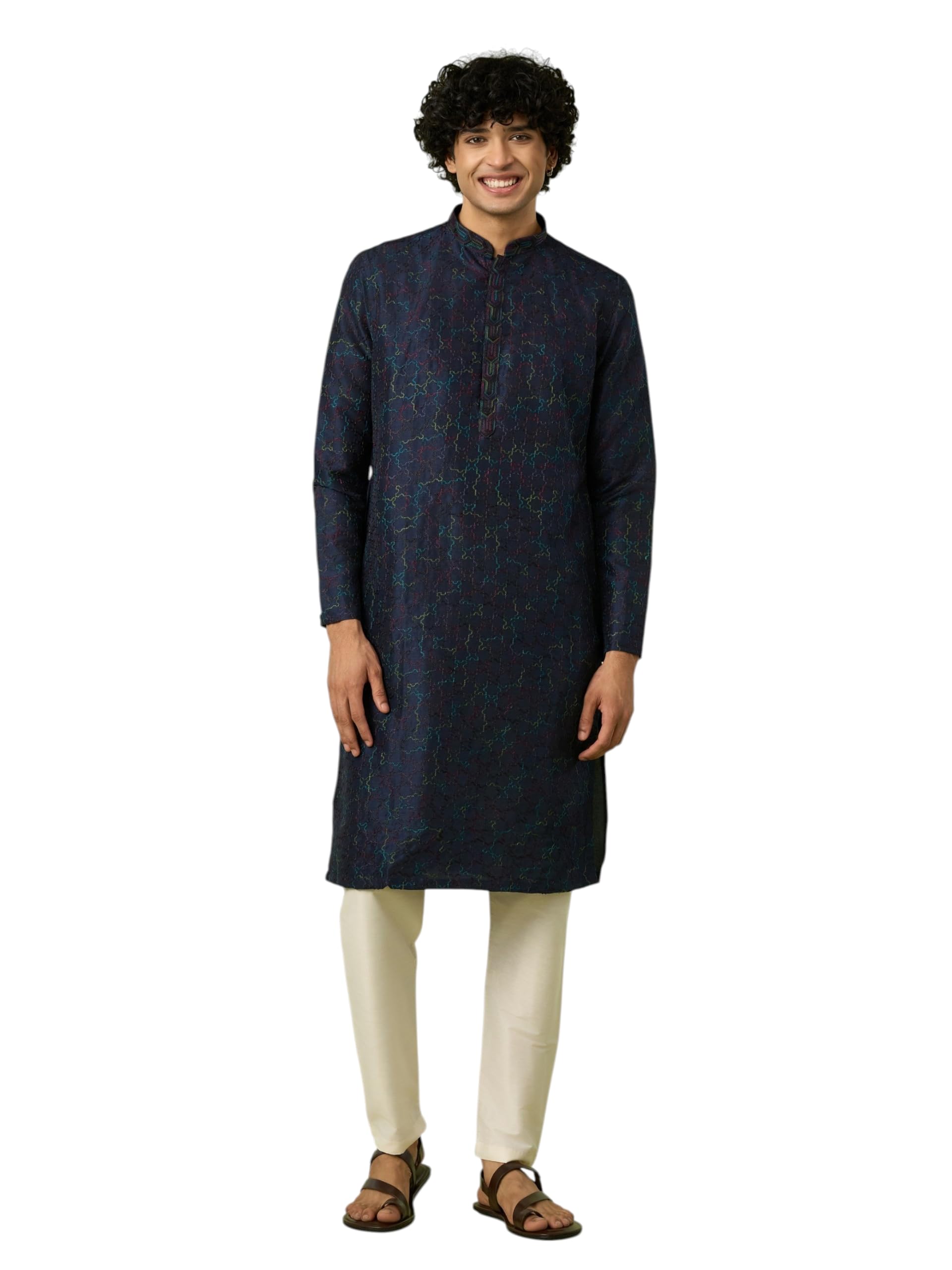 diwas by manyavar Mens Kurta Set-picture-23