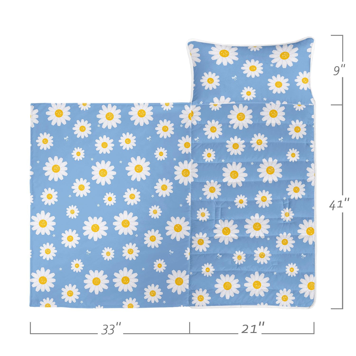 HOSIMA Nap Mat -Little Daisy Sleeping Bag with Removable Pillow - Image 2