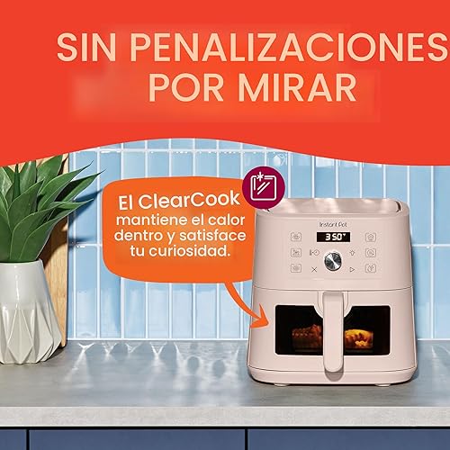 Miniatura 3 de Instant Pot 4Qt VORTEX 6 en 1 Mini Freidora de Aire, Opciones de Programas Personalizados, Freír al Aire, Asar, Asar a la Parrilla, Deshidratar,