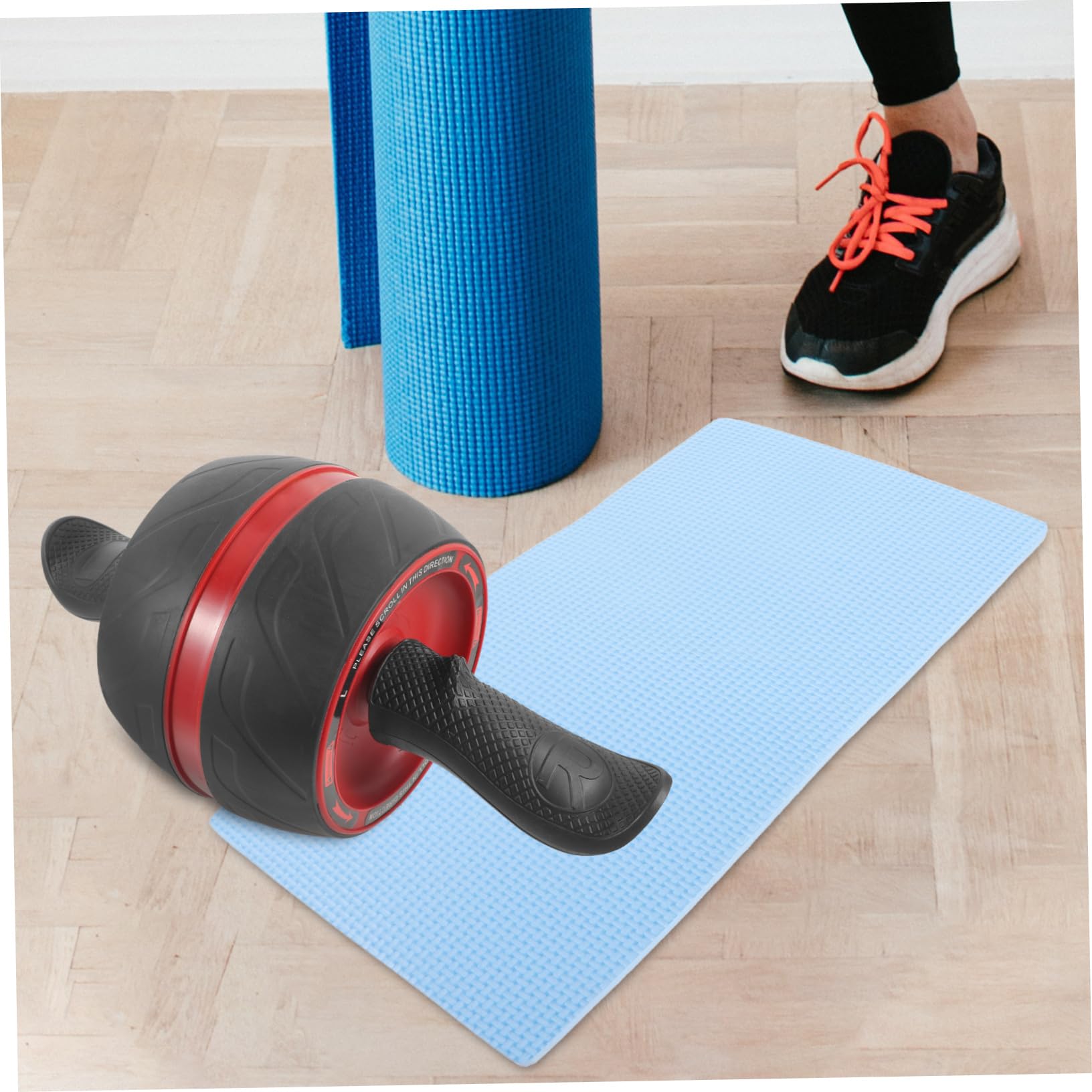 SUPVOX Equipo De Ejercicios Ruedas Para Abdominales Rebote Tabla Para Abdominales Rack Cuerda Para Saltar Colchoneta Para Abdominales Almohadilla Para Ruedas Para Abdominales Plataforma