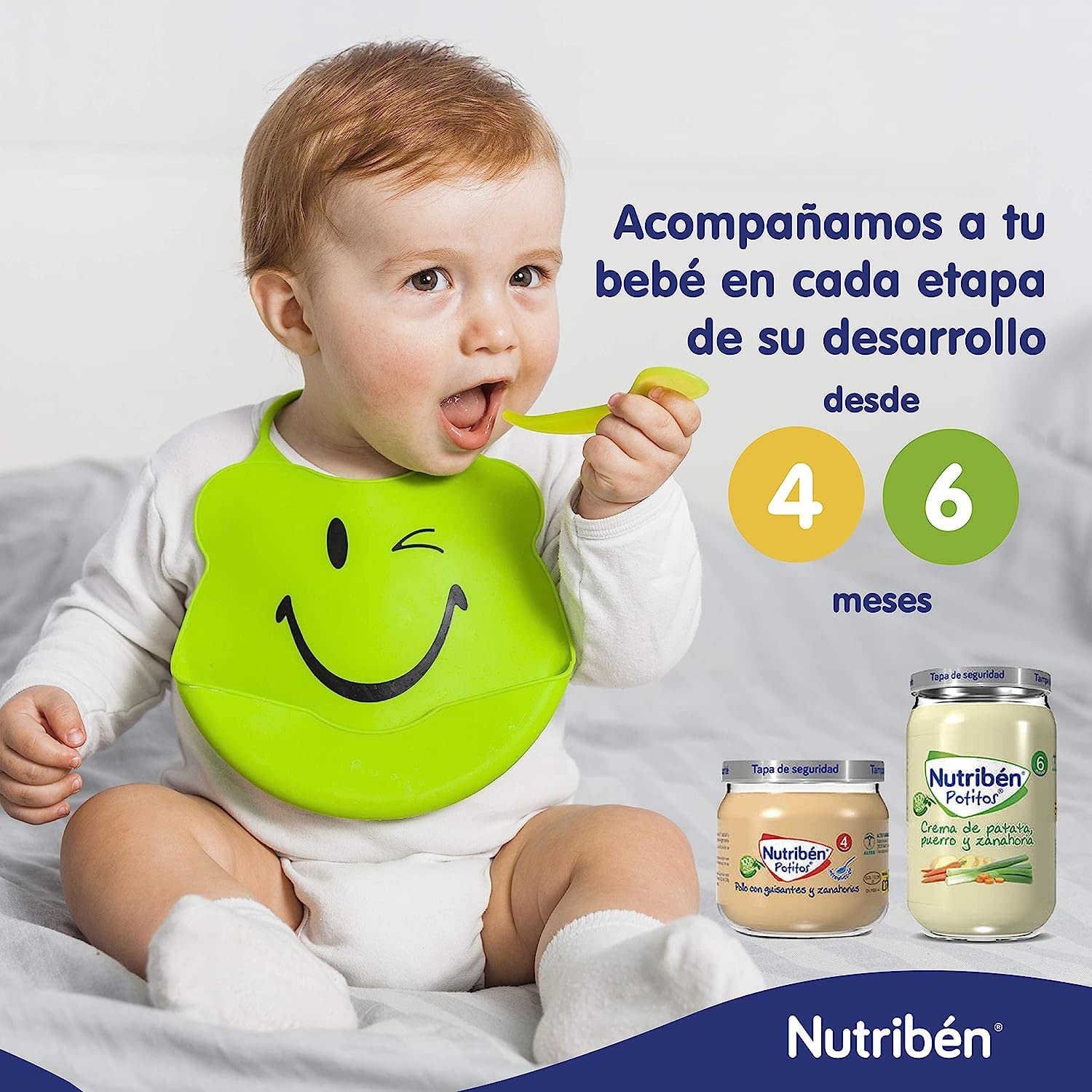 Nutribén Potitos De Ternera Con Judías Verdes Y Zanahoria Desde Los 6 Meses Sin Gluten, 235g