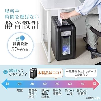 Amazon.co.jp: サンワダイレクト シュレッダー 業務用 家庭用