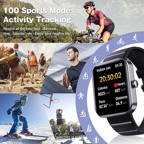 Miniatura 3 de Reloj inteligente para hombre, rastreador de actividad física (llamadarespuesta de llamadas) Bluetooth táctico militar, reloj inteligente al aire