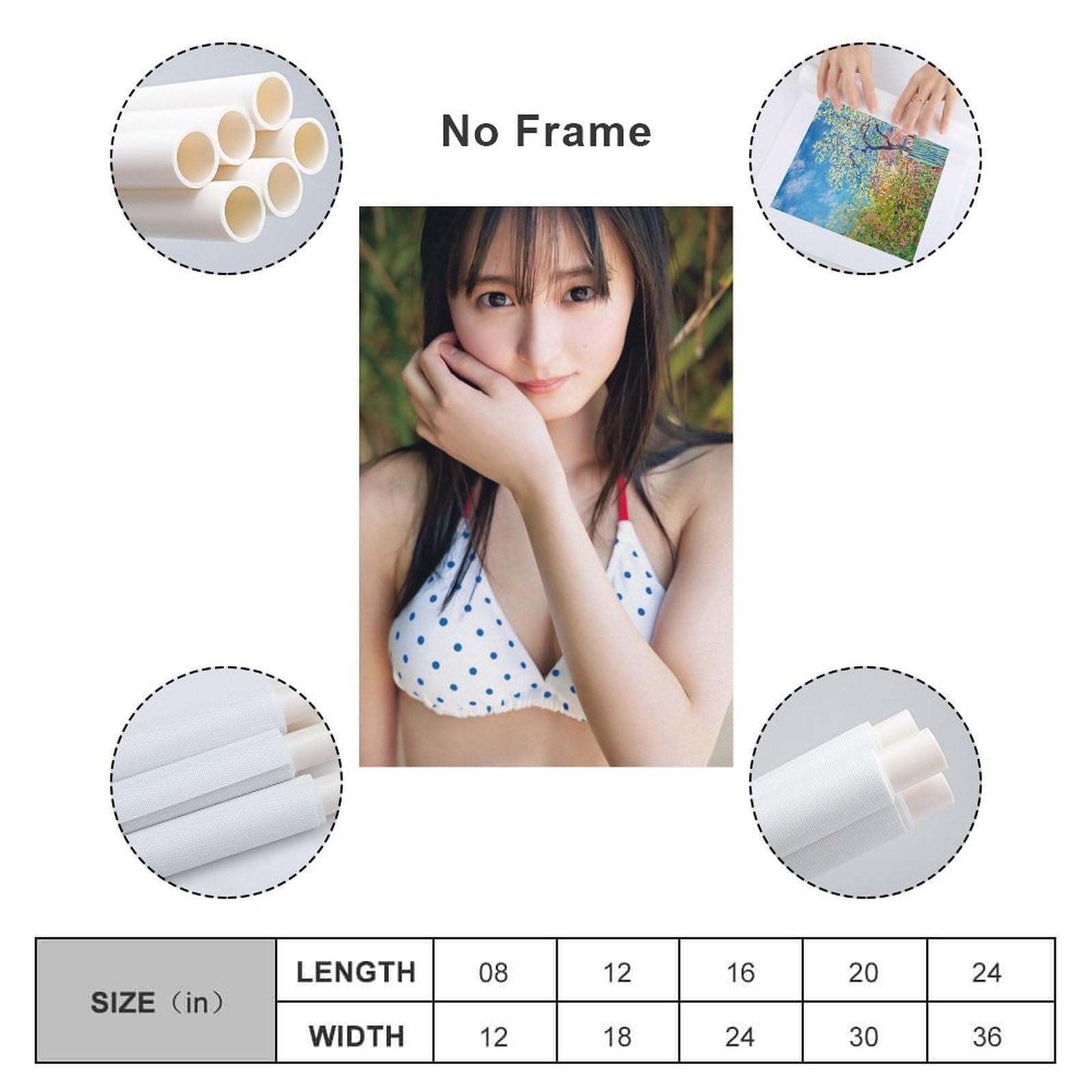 Amazon.co.jp: 遠藤さくら(乃木坂46)最新グラビア水着画像ポスター