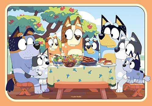 Miniatura 2 de Ravensburger Kinderpuzzle 05711  Auf geht's!  2x24 Teile Bluey Puzzle for Kinder ab 4 Years