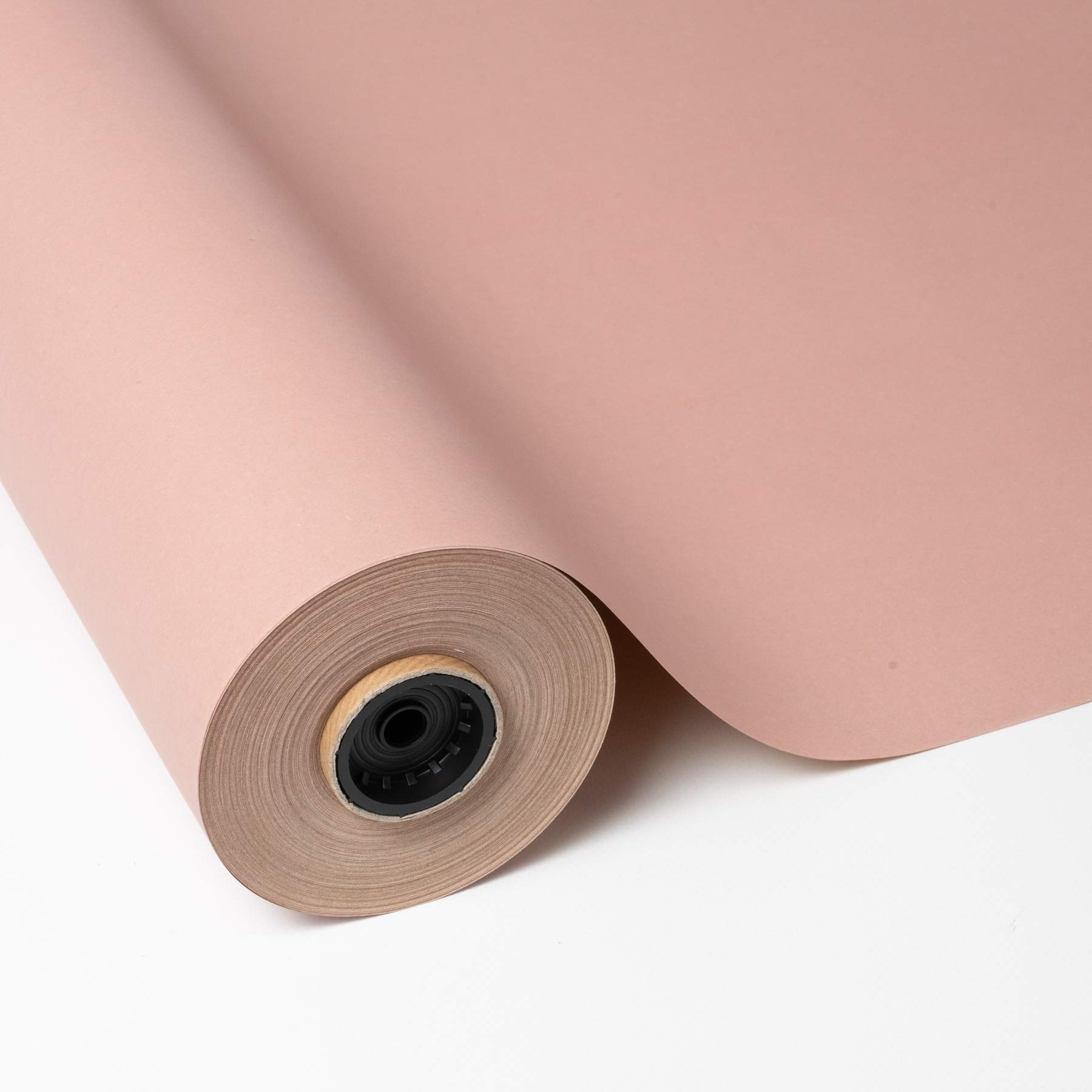 PAKOT – Papel de Regalo Kraft 100% Reciclado Rosa – Bobina Grande 70CM x 100M – Papel Ecológico y Resistente para Envolver Regalos