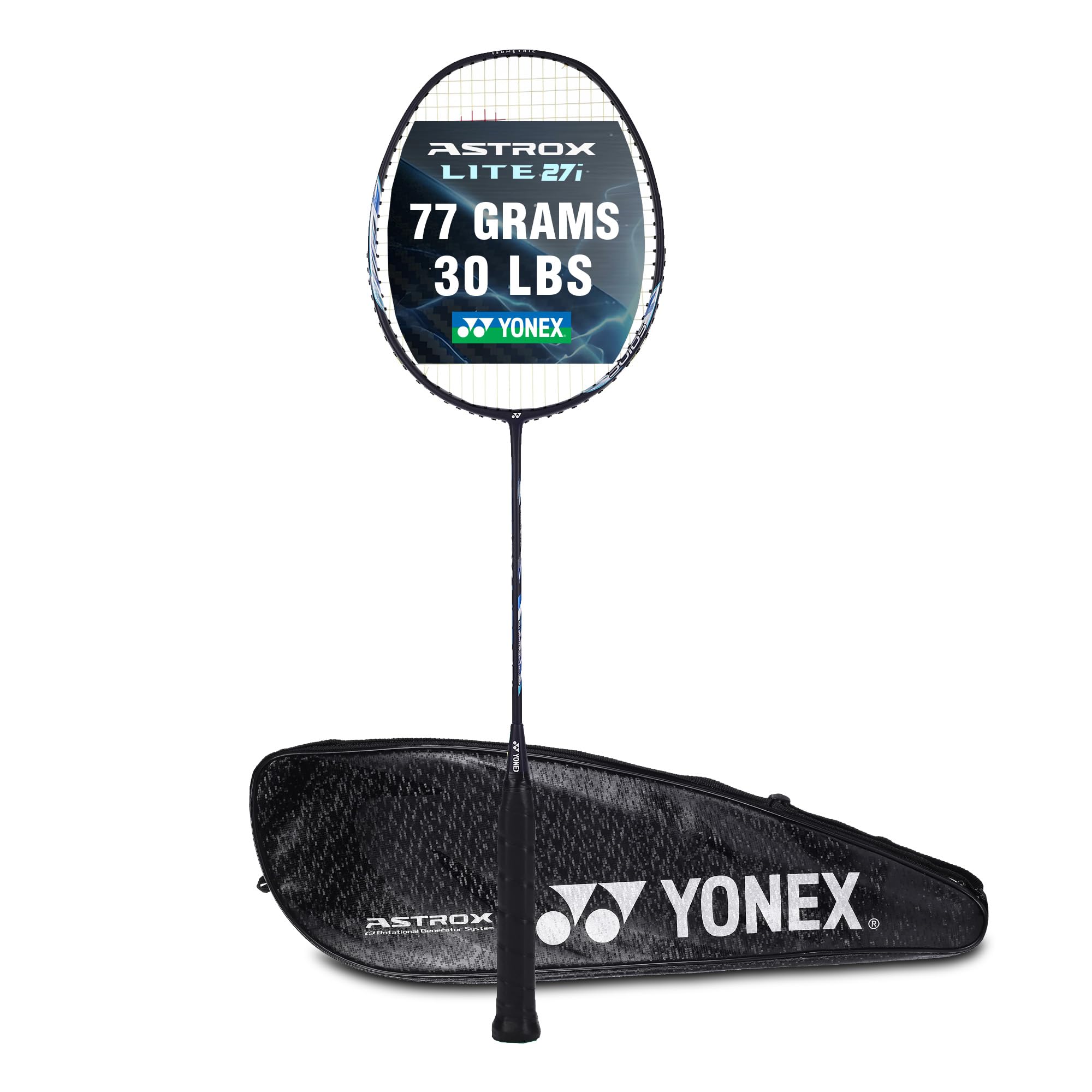 YONEX Astrox Lite 27i Badminton Racquet (G4, 77 Grams, 30 lbs Tension)