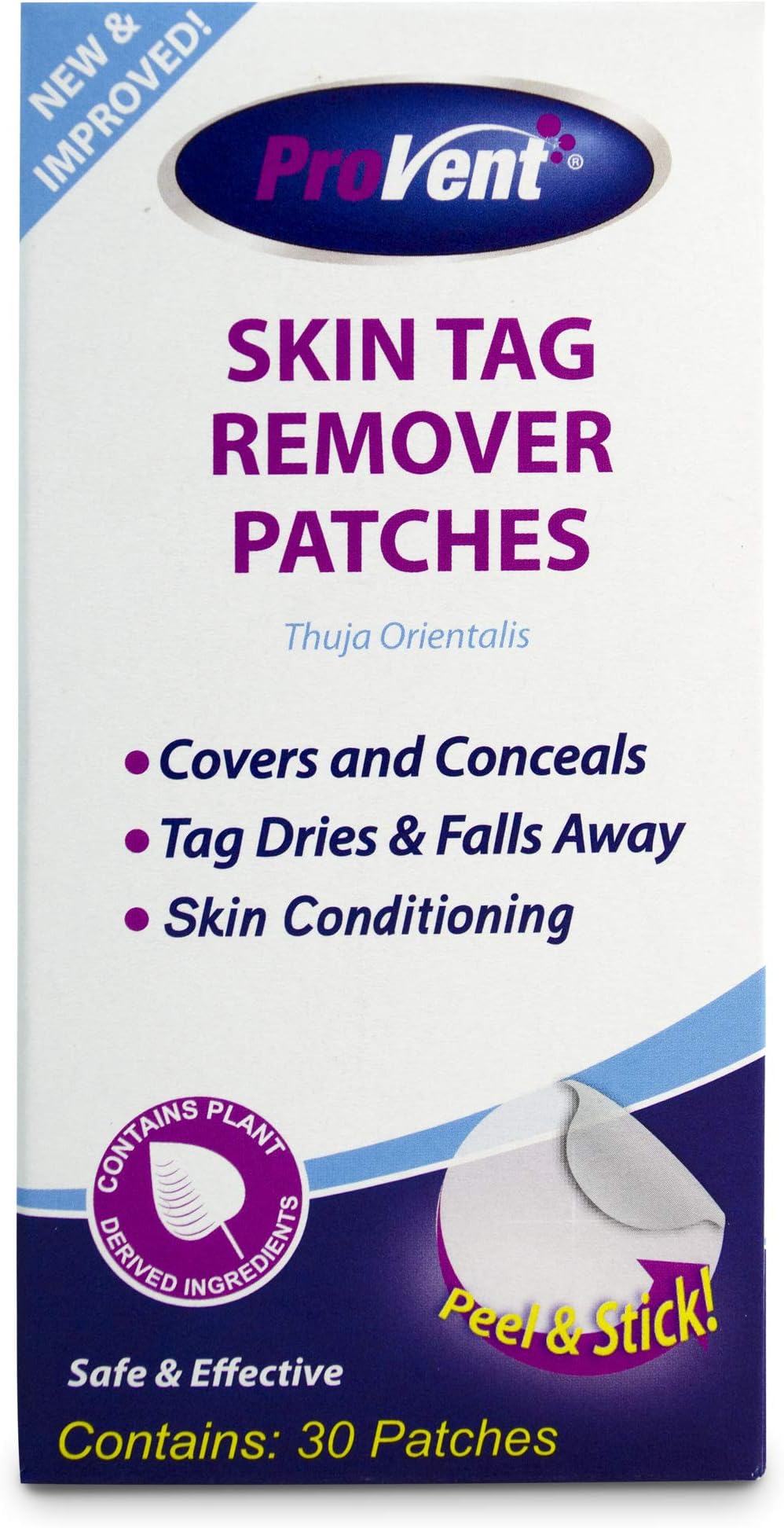 Provent Skin Tag Remover Patches, 30 Count