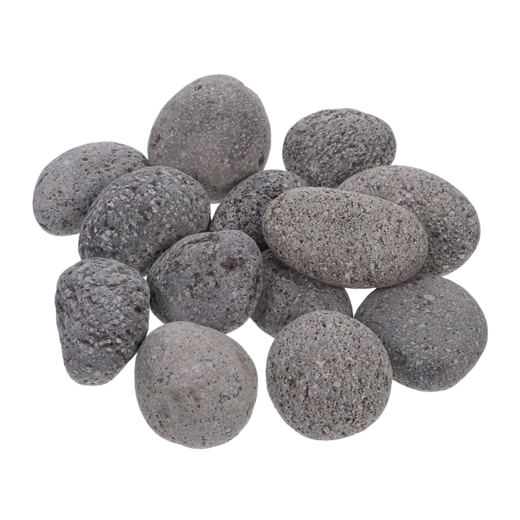 Pietre Vulcaniche per Braciere, 1 Sacchetto in Roccia Vulcanica | Camini senza Canna Fumaria, Uso Indoor e Campeggio, Manutenzione Ridotta, Lunga Durata, Finitura Naturale