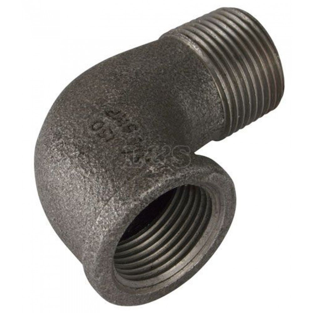 L&S Engineers Men's Malleable Iron Elbow - Fe 1.1/2" Bsp