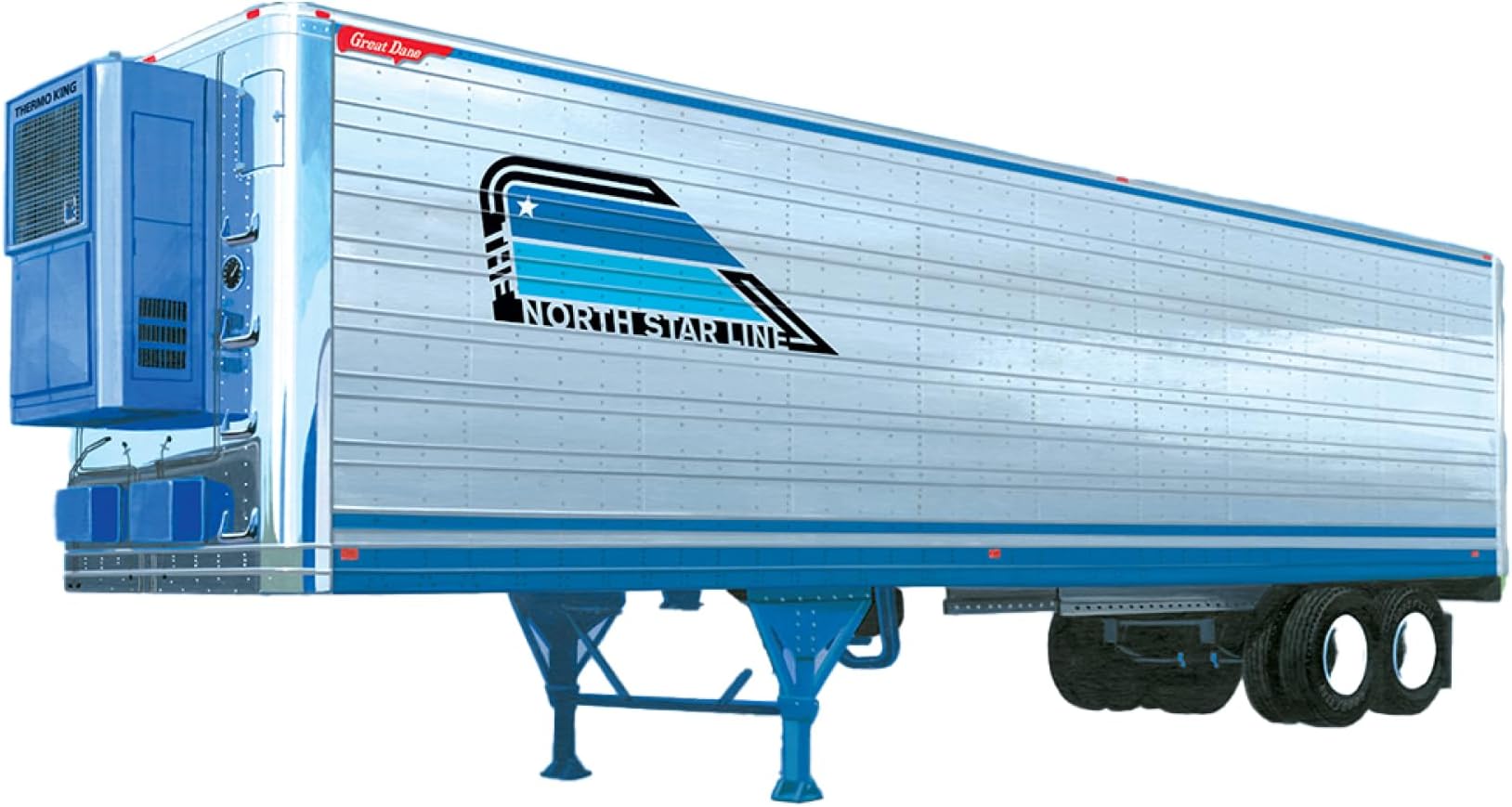 Great Dane 40' Reefer Trailer 1:25 Scale Model Kit