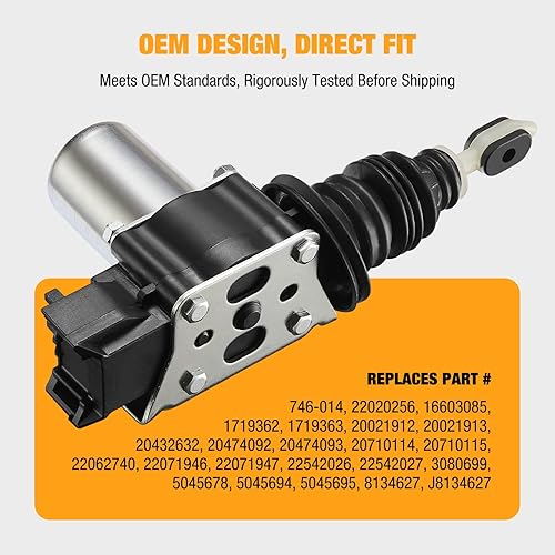 Miniatura 5 de 746-014 Actuador de cerradura de puerta eléctrico compatible con Chevrolet GMC Cadillac Oldsmobile Buick Pontiac