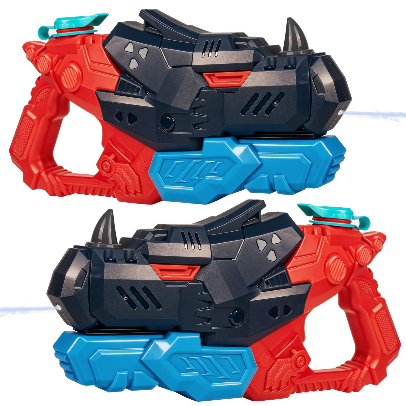 2 Pack Water Guns for Kids Adults, 640ML Powerful Water Gun Pistol Long Range, Super Soaker Squirt Gun for Summer Swimming Pool Beach Garden Water Sports and Games, Super Squirt Guns for Kids