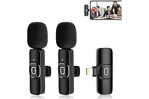 JYX 2.4G Wireless Microphone: Professional Lavalier Microphones for iPhone, iPad