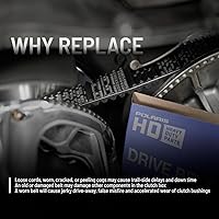 Vista 5 de Polaris Correa de transmisión para Ranger XP 1000, Crew XP 1000, RZR RS1, XP & XP 4 Turbo, XP y XP 4 1000, Xpedition ADV, XP y más, funciona más