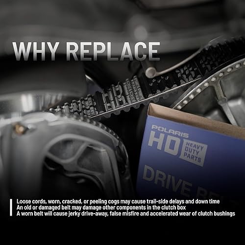 Miniatura 5 de Polaris Correa de transmisión para Ranger XP 1000, Crew XP 1000, RZR RS1, XP & XP 4 Turbo, XP y XP 4 1000, Xpedition ADV, XP y más, funciona con