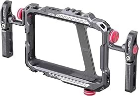 Equipamento de vídeo com cabo ULANZI para smartphone, capa para filmagem LINO de liga de alumínio, estabilizador de vídeo, suporte para tripé com sapata fria para iPhone 13 Mini, Pro, Max 8 Plus