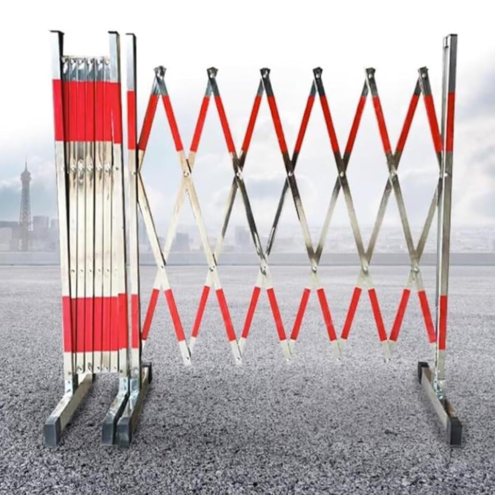 Barrera de seguridad retráctil, control de acceso expandible de acero inoxidable para eventos, centros comerciales, estaciones de servicio, mejora la gestión de multitudes y la seguridad