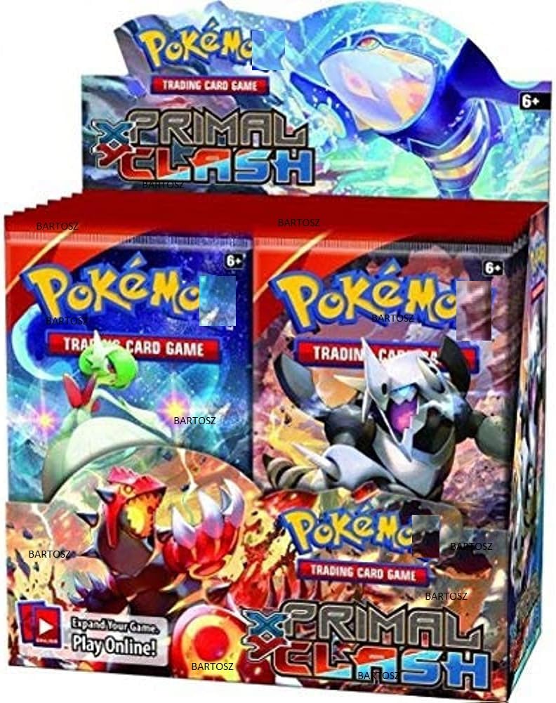 Bartosz Pockett Masters Premium Poke-Mone Playing Card Board Game Primal Clash 5 Pack 50 Card Collection Set Booster Packs, Battle Cards, Battle Game For Kids, Boys, Girls - Rare Cards Included. (B0CRVDSX2M) Amazon Price History, Amazon Price Tracker