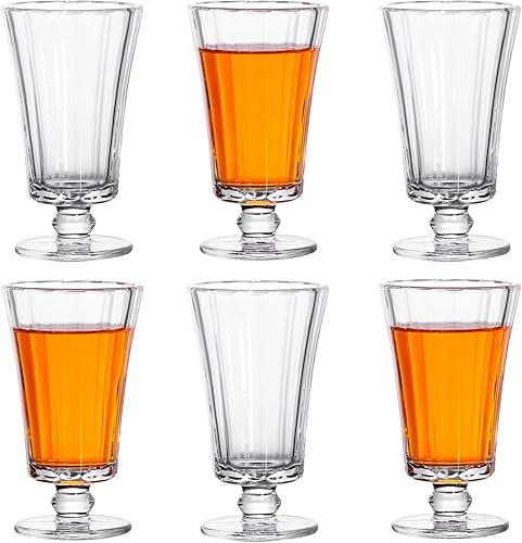 Juego de 6 vasos de chupito de 4 onzas, vasos de tequila, copas de tequila, vasos de chupito lindos, vasos de chupito transparentes, vasos de jerez,