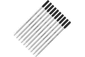 10-Pack Cross Compatible Pen Refills with Precision Fine Point, Black