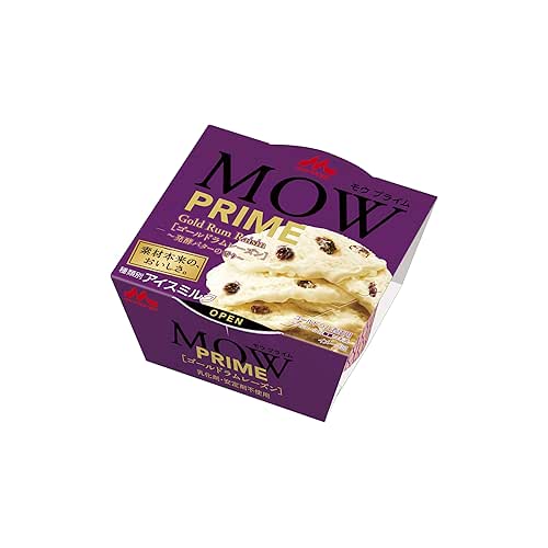 森永 MOW PRIME ゴールドラムレーズン 発酵バターの香り