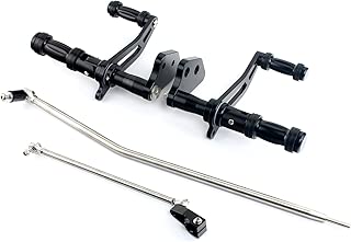 TARAZON CNC Billet Forward Controls Footpegs for Harley Davidson Dyna Street Bob Lower Rider Super Glide - coolthings.us