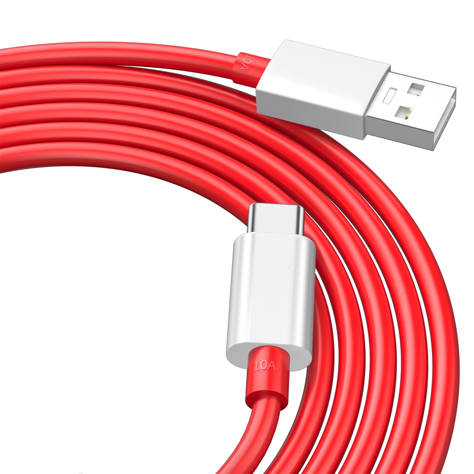 AIAUXAI 120W 10A 2M USB C Kabel für Oneplus 15 13 13R Nord 4 5 3 CE4 Lite Ladekabel USB C für Super-Vooc 100W Schnellladekabel 67W 45W Kabel für OnePlus 12 11 10 9 Pro N100 N300 N20 8 8T Open Pad Buds