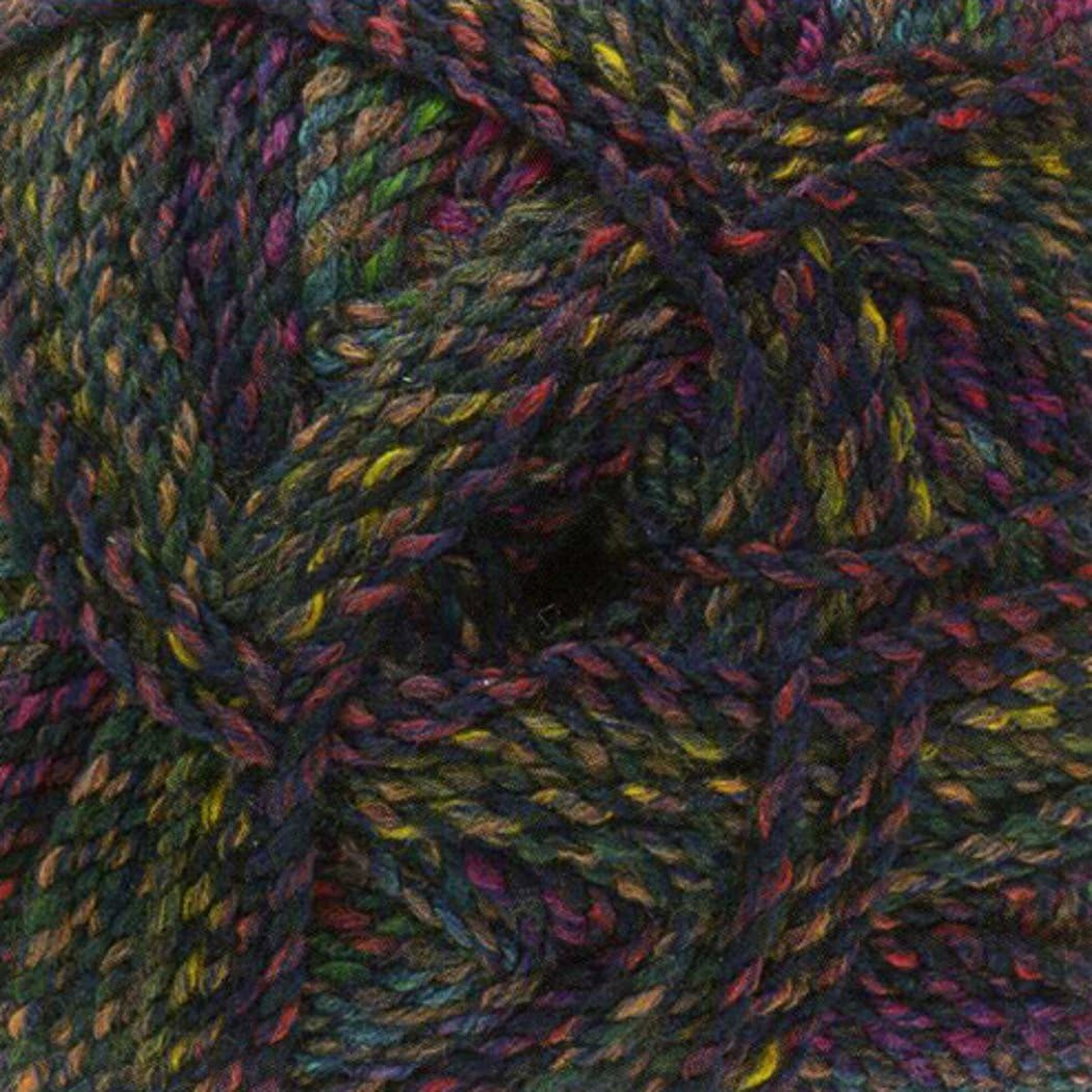 James Brett Marble Chunky Knitting Yarn 100% Soft Acrylic Wool 200g Ball (Purple Green & Blue Mix MC38)