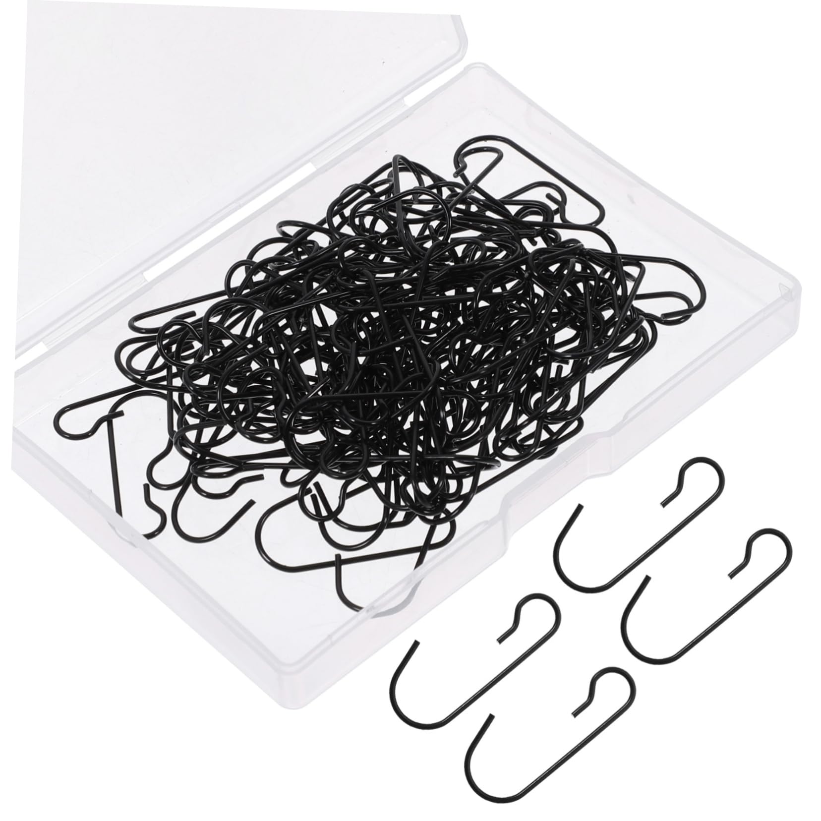 Alipis 120pcs Christmas Stocking Hooks Mantel Metal Hooks Bendable Ornament Hangers Xmas Decor