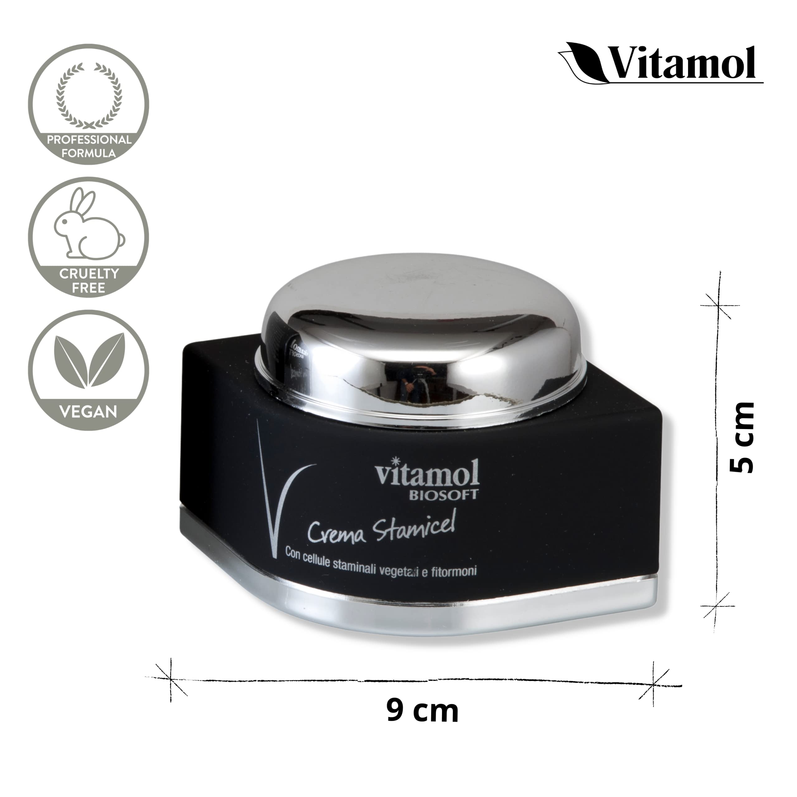 Vitamol Biosoft Antiage krem do twarzy z komórkami macierzystymi, przeciwzmarszczkowy – skóra normalna lub sucha, 50 ml