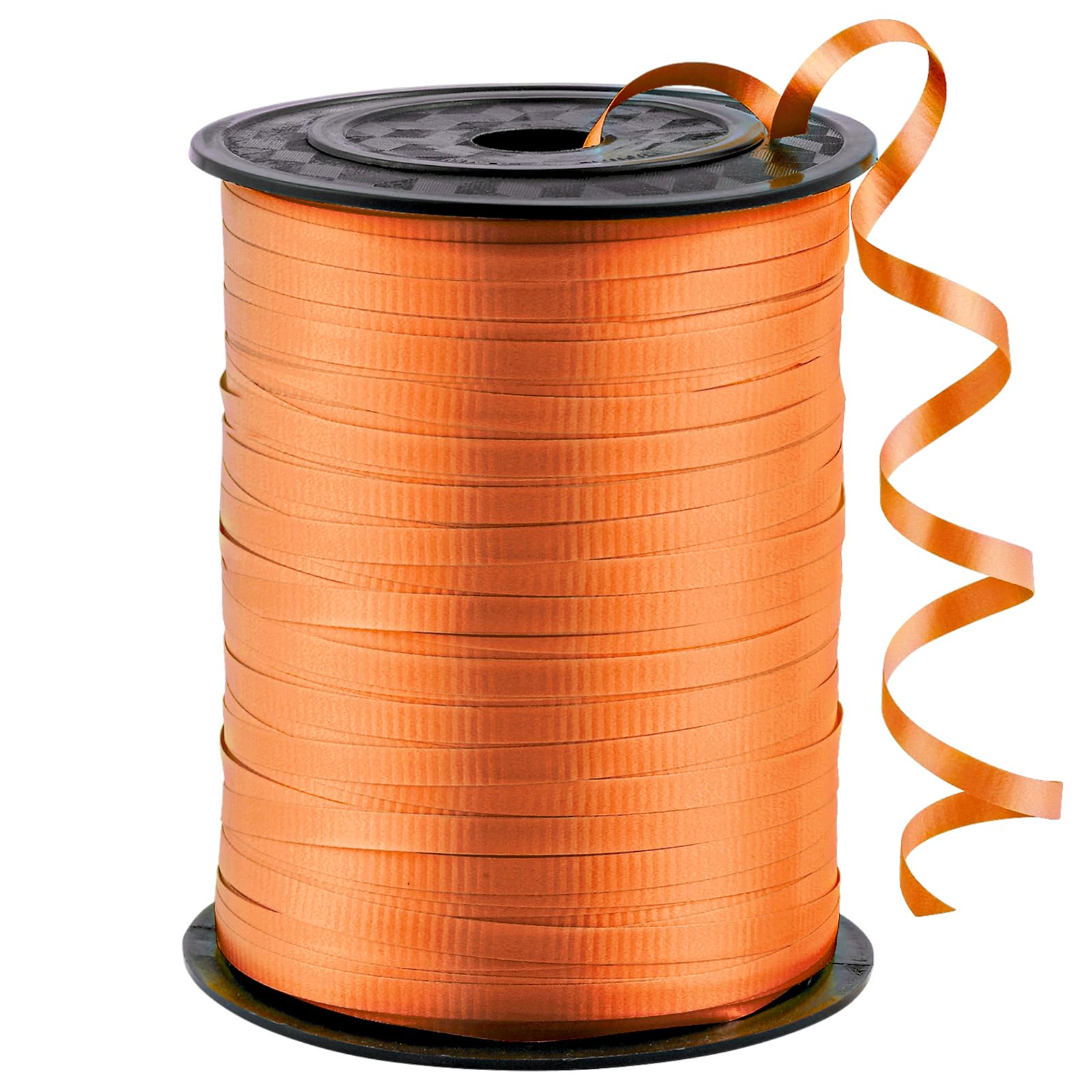 sxvblly 500 Yards Orange Crimped Curling Ribbon Balloon String Ribbon for Gift Wrapping Birthday Party Florist Supplies Festive Crafts Wedding Decorations