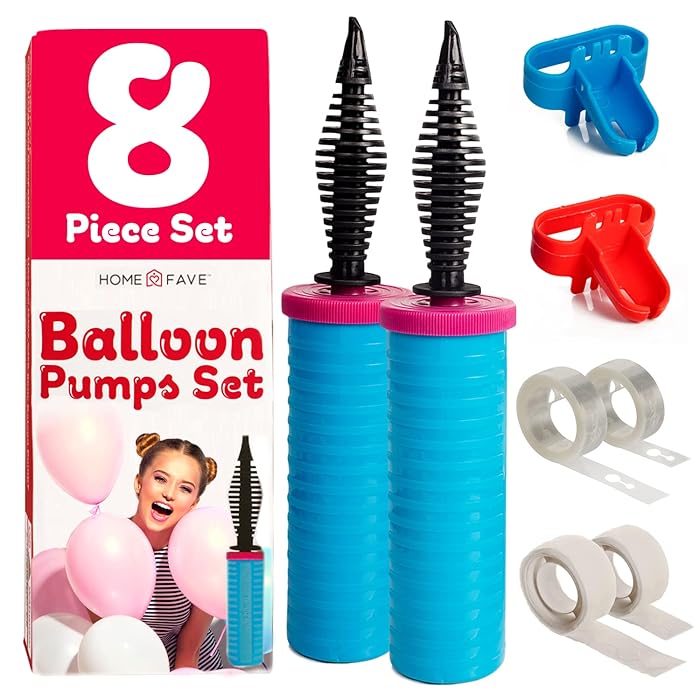 Buy Balloon Pump Balloon Arch Kit, Hand Held Ballon Pump Inflate with