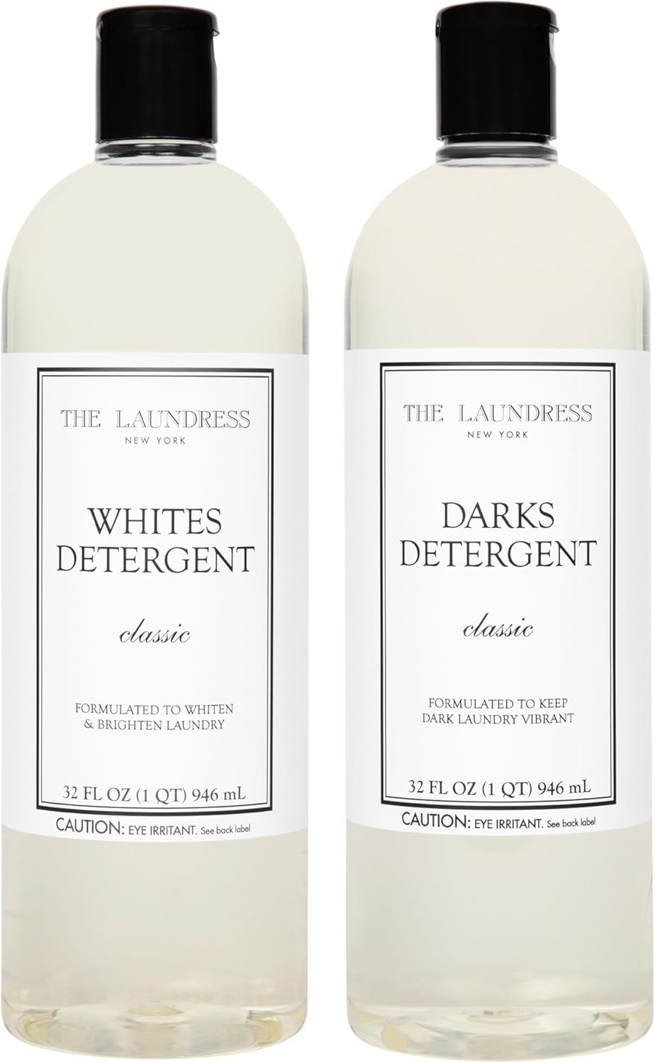 The Laundress Whites Concentrated Detergent, Classic Scent, 32 oz + The Laundress Darks Concentrated Detergent, Classic Scent, 32 oz