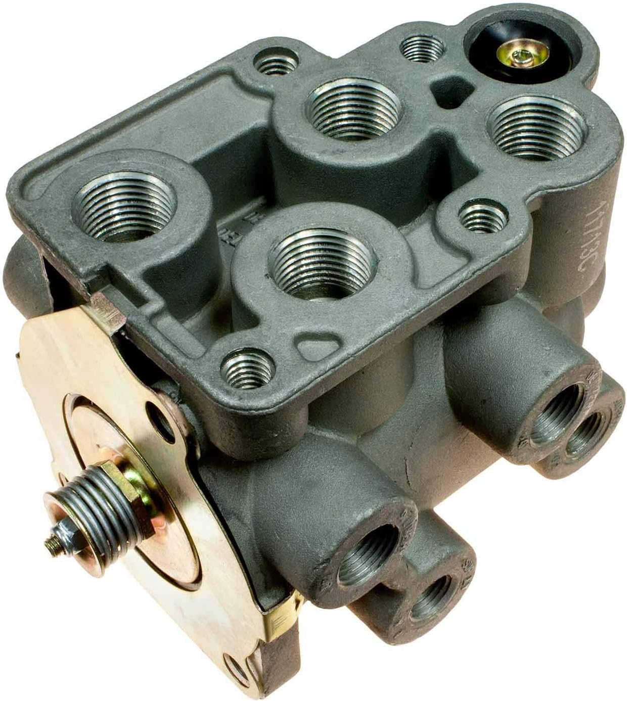 World American WA101818 Air Brake Dual E-7 Foot Valve Replaces Bendix 101818 BW106810 Haldex 101818X Tectran 14611 Navistar 1686687C Torque TR101818 - Delivery Port 2 or 4 Supply Ports 1–4 NPT Thread