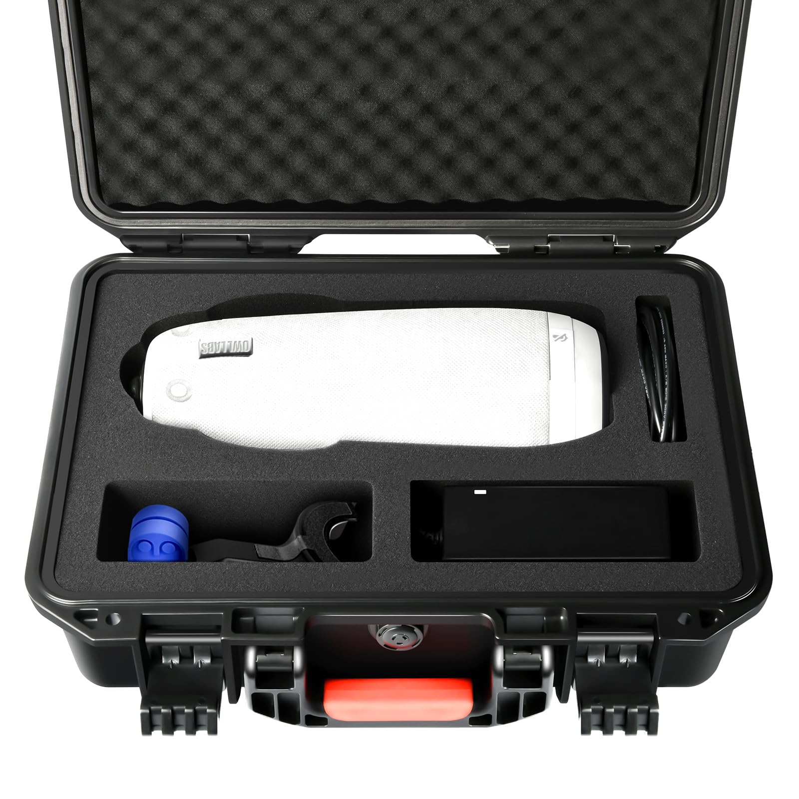 Kameratasche für Meeting Owl 3 – Große Kapazität Reisekoffer für Kamera, Netzteil, Kabel, Kartenhalter und Meeting Zubehör | wasserdichte Tragetasche für Owl 4+ / 4+ Pro Konferenzgebrauch | Wasserdichte Tragetasche für Owl 4+ / 4+ Pro, Netzteil, Kabel, Ka