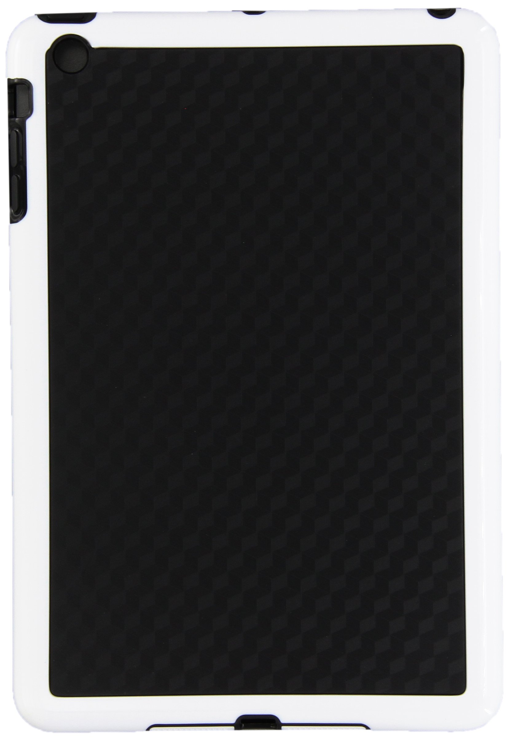 CasemastersApple iPad Mini 3D Diamond Print Hard Protective Case Cover Skin, White