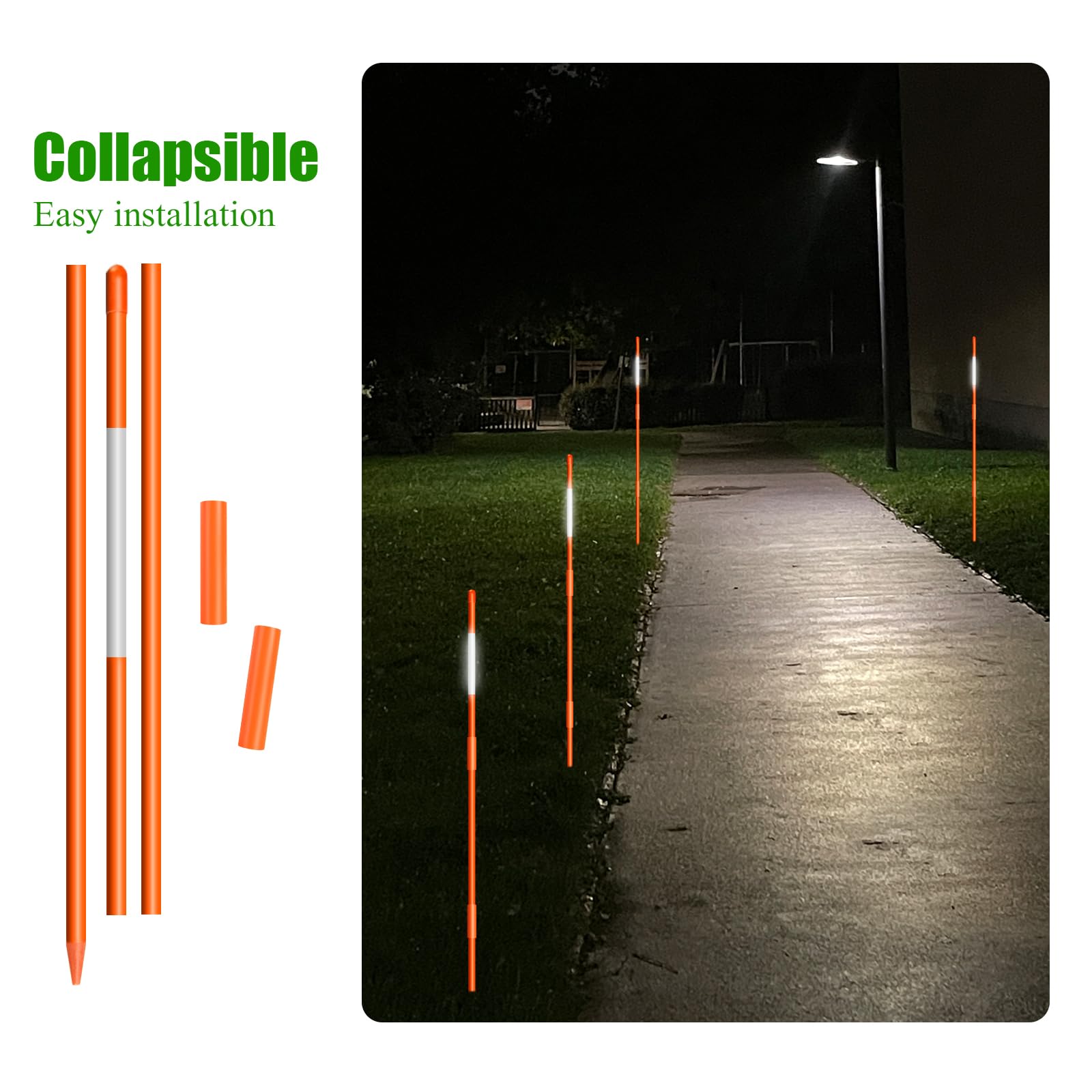 Pvc Reflective Driveway Stakes Reflective Driveway Markers: Winter