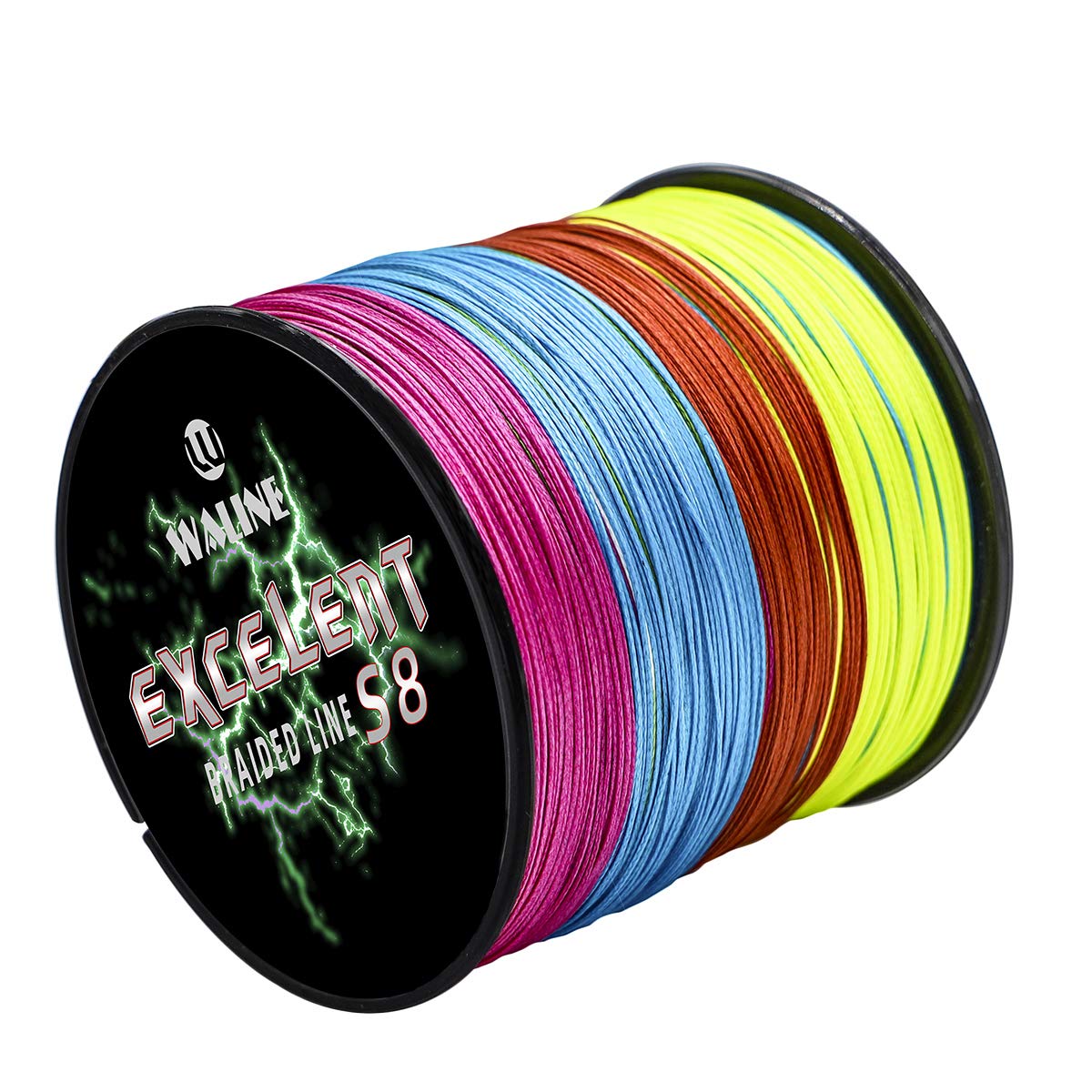 Waline Super Strong 300 m 500 m PE Braided Fishing Line 8 Strands Multifilament Fishing Line 20 lb-80 lb Sea Fishing Braided Line (Multi-Colour