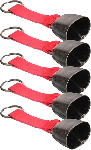 Campanas de oso de campamento, campanas de oso ruidosas con llavero para mascotas, campanas de advertencia al aire libre para supervivencia,