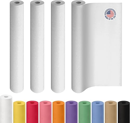 Miniatura 182 de IDL Packaging - Rollo de papel kraft rojo de 36 x 2160 pulgadas (180 pies), hecho en Estados Unidos, grosor 45 libras, arte, envoltura regalos