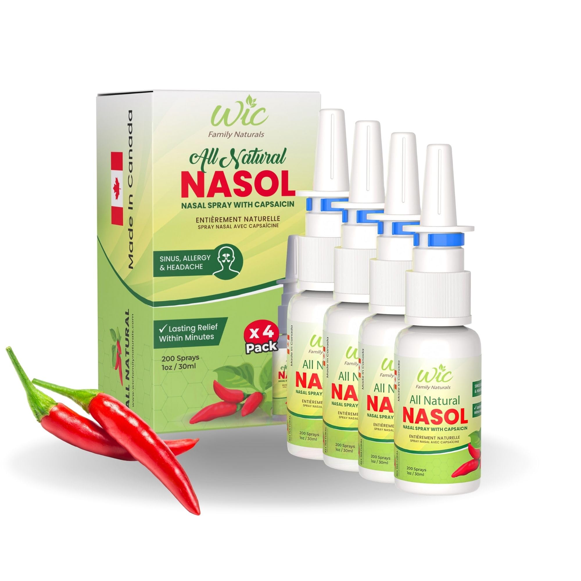 All Natural Capsaicin Nasal Spray, 30 mL, 200 Sprays, Rosemary, Sea Salt, Eucalyptus & Vitamin C — Amazon image 11