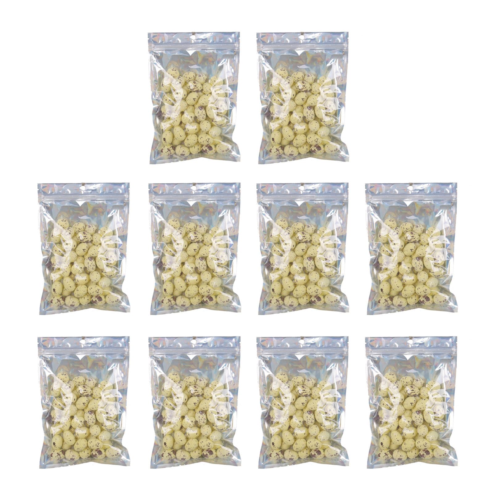 Tsophreniq 100 / 500PCS Easter Decorations Eggs Colorful Eggs Basket Stuffers Colorful Easter Decorations