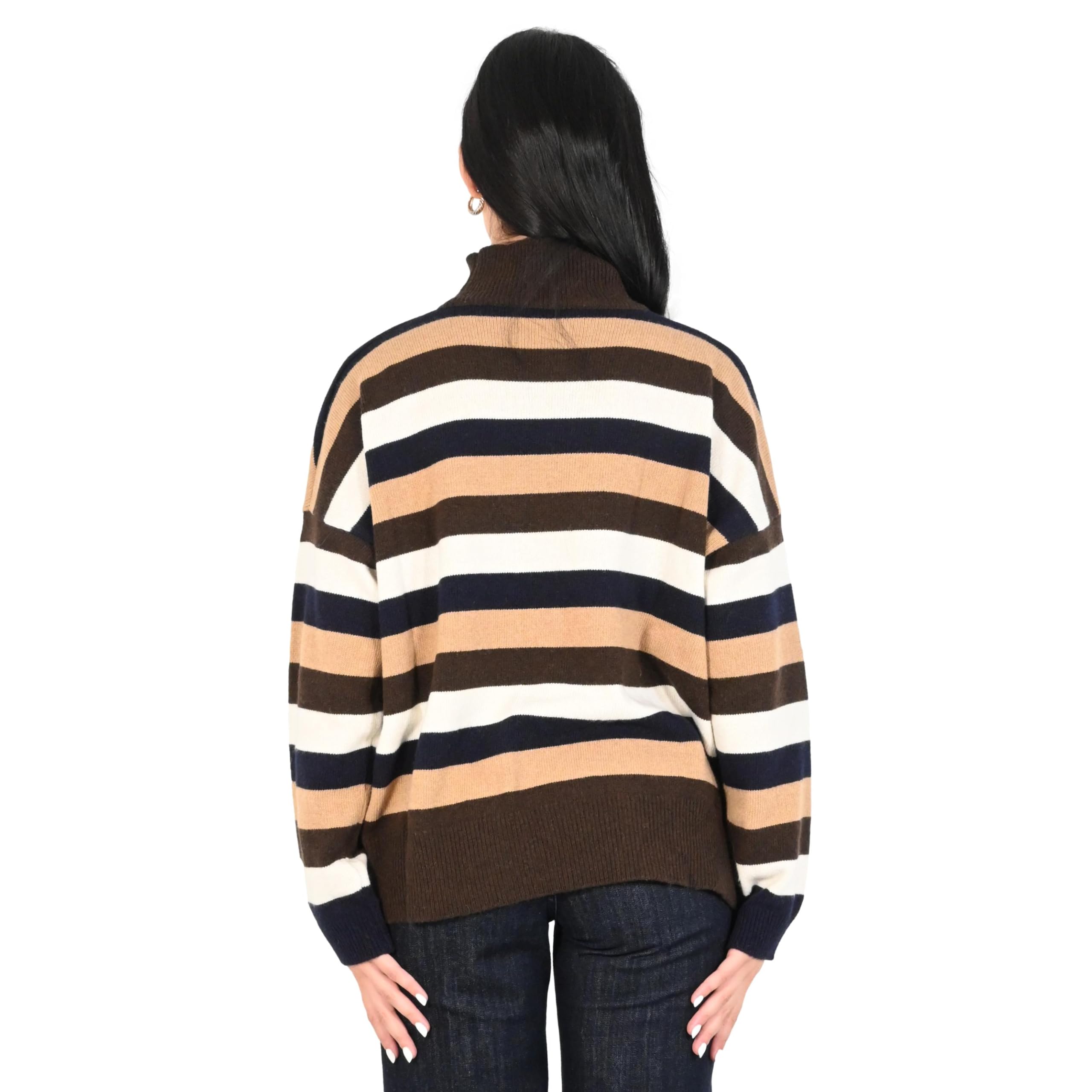 Kontatto maglia donna moka mastice blu 3M1779C