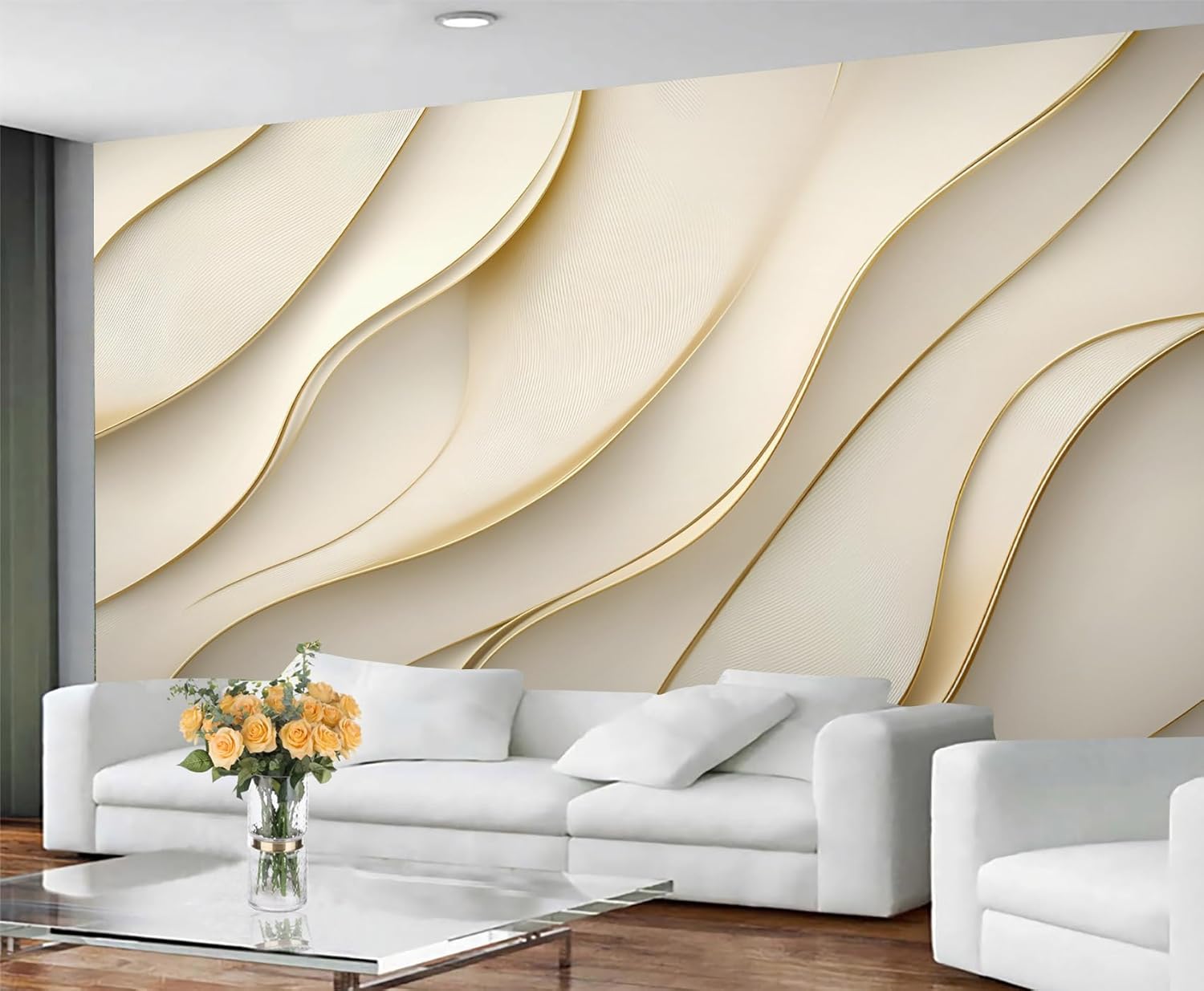Abstract Wall Murals, Geometry Mural, Removable Wallpaper for Kids Room Living Bedroom Sofa TV Background Decor - 144" W x 100" H