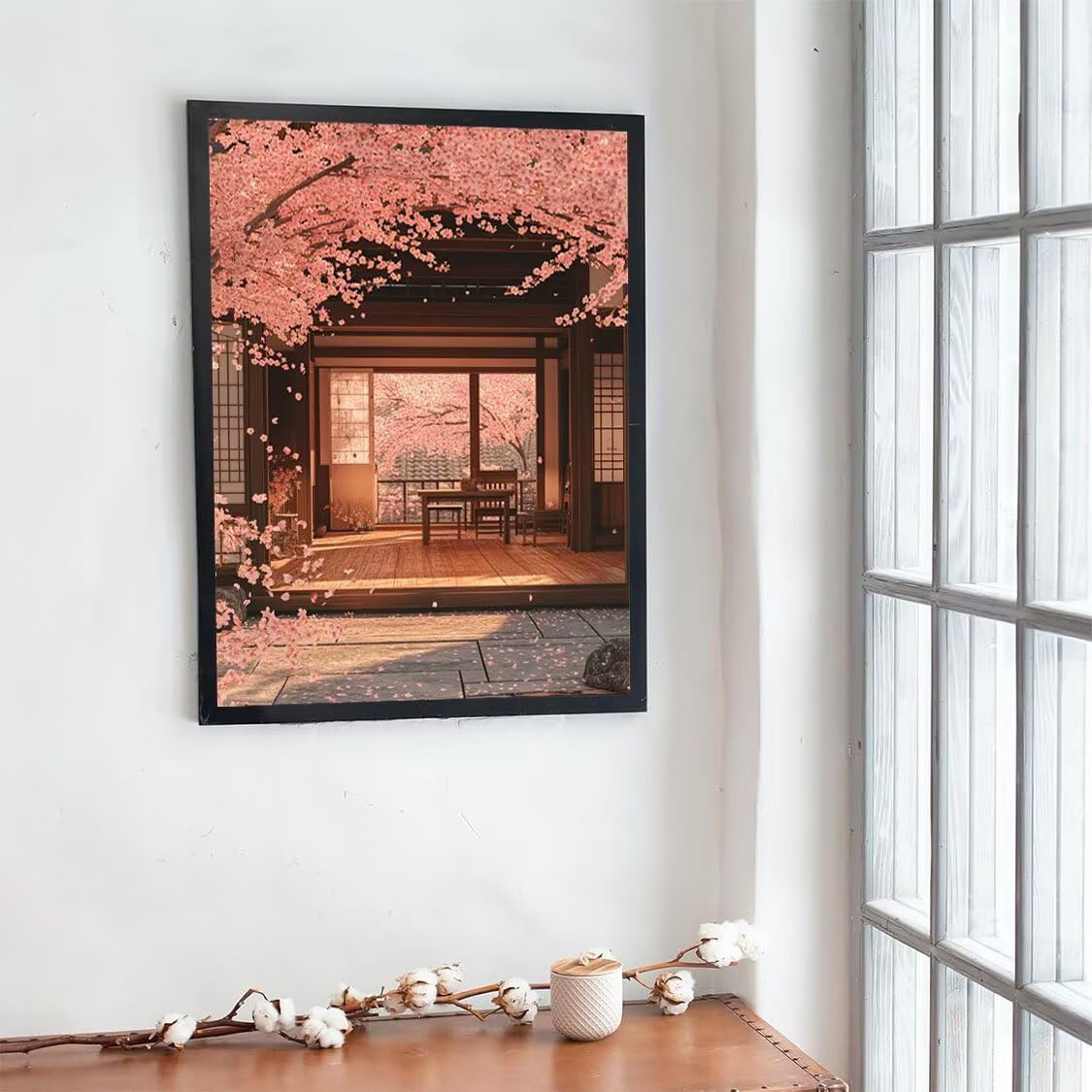 Frühjahr Diamond Painting Kinder, Rosa Diamond Painting Erwachsene, Anfänger Crystal Art Set, Entspannendes & Stressabbau Kunsthandwerk, Perfektes Geschenke, für Home Wall Decor 100x130cm f-44
