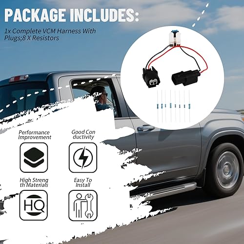 Miniatura 6 de Kit de desactivación de arnés compatible con Honda Acura Pilot Accord Ridgeline Odyssey Bozal, para motor Honda 3.5L V6 con VCM