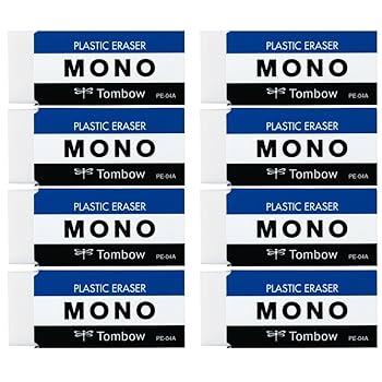 monoさま専用ページ Amazon | トンボ鉛筆 長方形 消しゴム MONO モノボックス 18個入